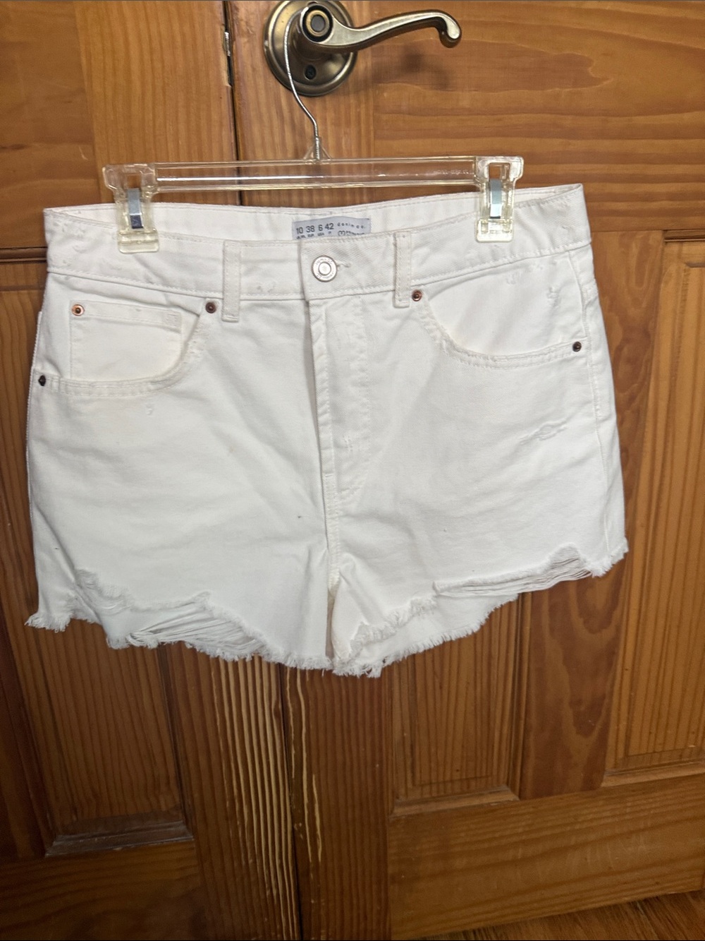 Primark White Denim Jean Shorts